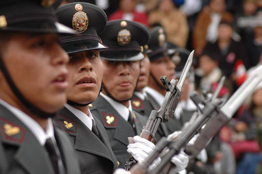 Desfile Militar se llevo acado en el Campo de Marte