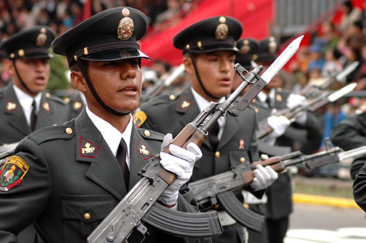 Desfile Militar se llevo acado en el Campo de Marte