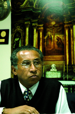 José Soto Parra presidente de la hermandad del señor de los milagros