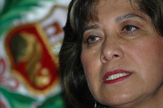 Congresista Martha Chavez en el congreso de la Republica