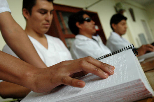 Personas invidentes