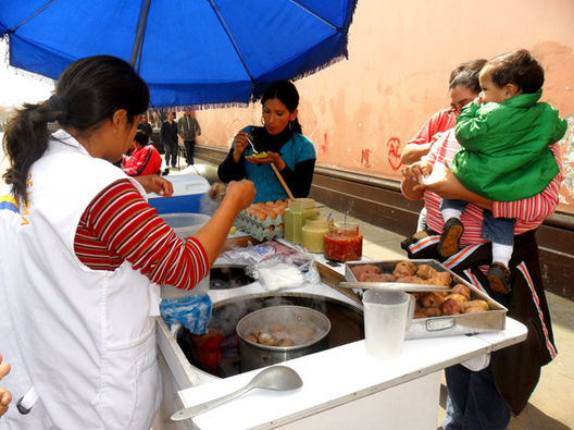 Las sabrosas Papas con Ají