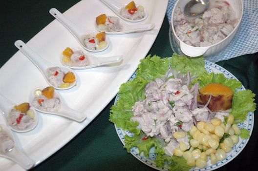 Platos de pescados y mariscos