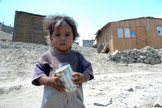 Niños en pobreza extrema en el Perú