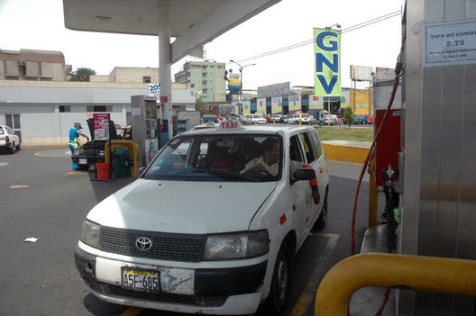 Grifos de gas GNV en distintas partes de lima