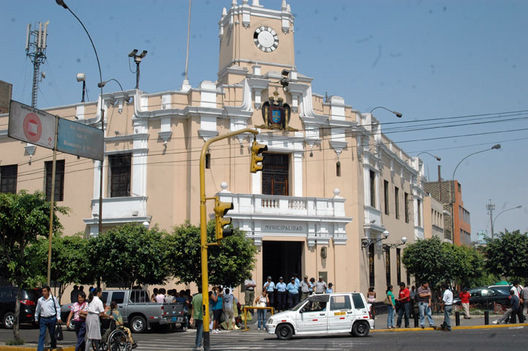Protestas en la Municipalidad de la Victoria