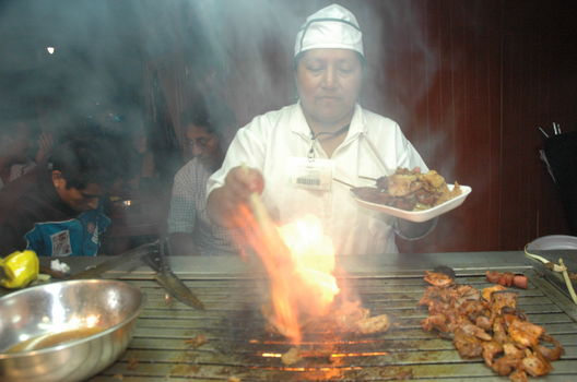 Vendedoras de Anticuchos