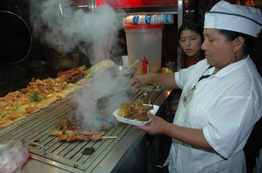 Vendedoras de Anticuchos