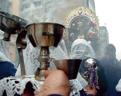 Recorrido del Señor de los Milagros por las calles de lima