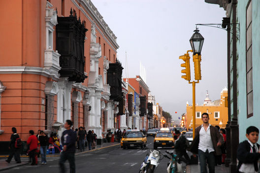 Calles del centro de Trujillo
