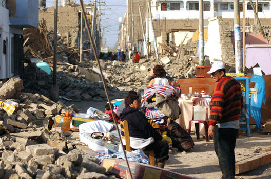 Terremoto en la ciudad de Pisco: 2007