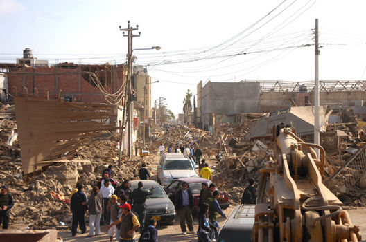 Terremoto en la ciudad de Pisco: 2007