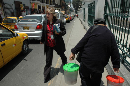 Pobreza en Pleno Centro de lima
