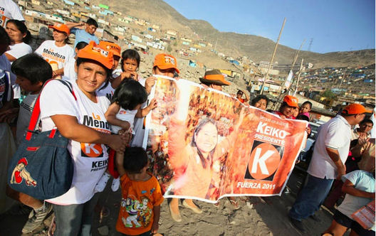 Keiko Fujimori en Pamplona San Juan de Lurigancho