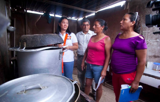 Keiko en Villa el Salvador