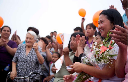 Keiko en Villa el Salvador