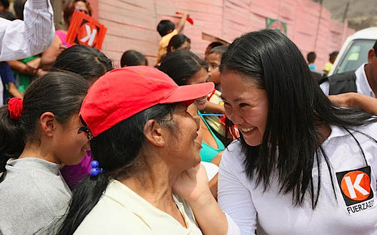 Keiko Fujimori en Comas