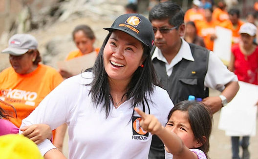 Keiko Fujimori en Comas