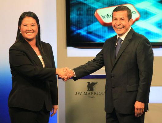 Debate entre Keiko y Ollanta Humala