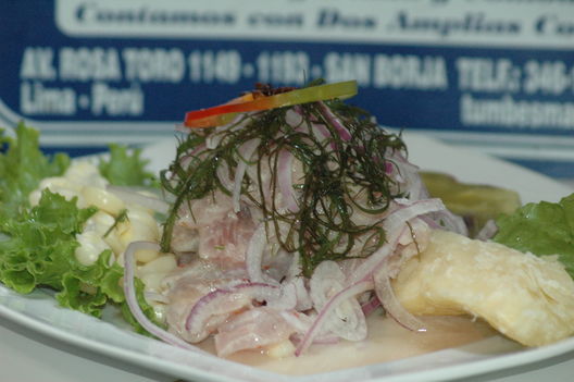 Presentacion del Ceviche Peruano