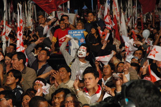 Mitin del Partido Aprista Peruano