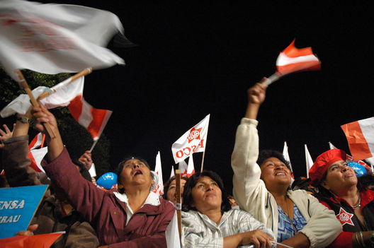 Mitin del Partido Aprista Peruano