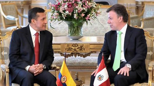 Ollanta Humala, y su esposa, Nadine Heredia