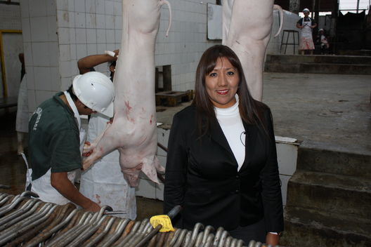 Personal de Trabajadores en el Camal de Yerbateros