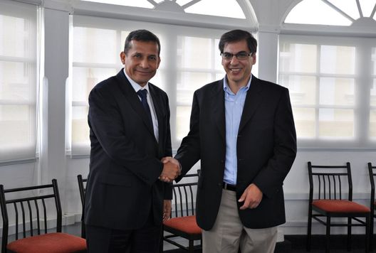Ollanta Humala, se reunió con directivos de la Cámara Peruana de la Construcción