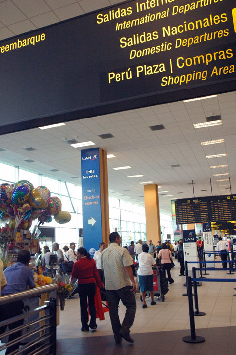 Vistas del aeropuerto, Jorgue Chavez