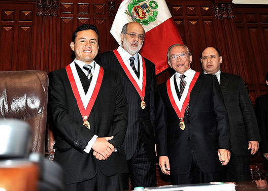 Miembros de la Nueva junta Directiva en el Congreso