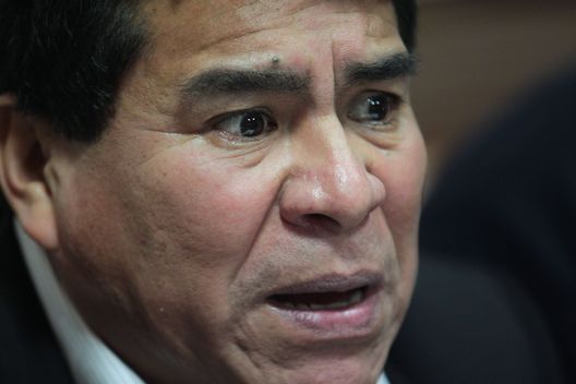 Secretario General de la C.G.T.P Mario Huamán
