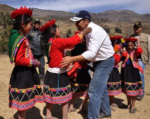Presidente de la República, Ollanta Humala en ayacucho