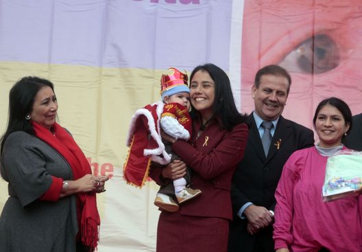 Nadine Heredia, en  lanzamiento de la Lactancia Materna