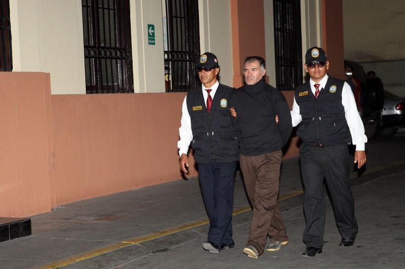 Presentación de 'Braulio', mando senderista capturado en el Alto Huallaga