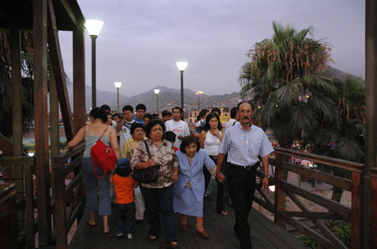 Parque la Muralla ubicado en la avenida abancay