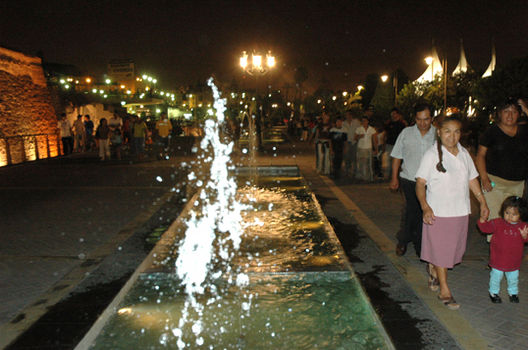 Parque la Muralla ubicado en la avenida abancay