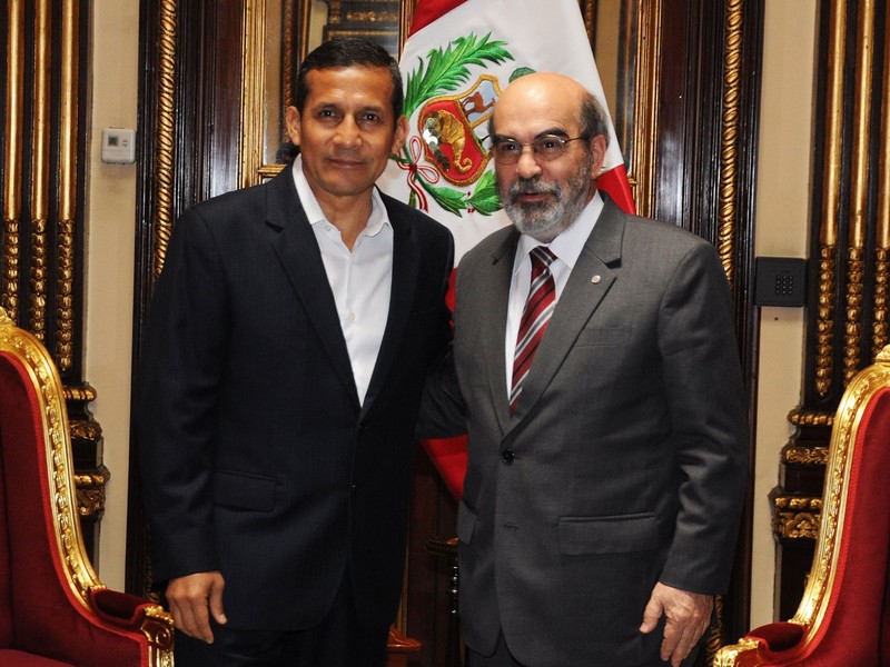 Ollanta Humala recibió en Palacio de Gobierno al Director General de la FAO, José Graziano da Silva
