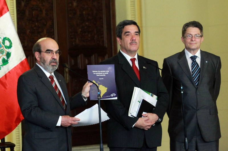 Ollanta Humala recibió en Palacio de Gobierno al Director General de la FAO, José Graziano da Silva