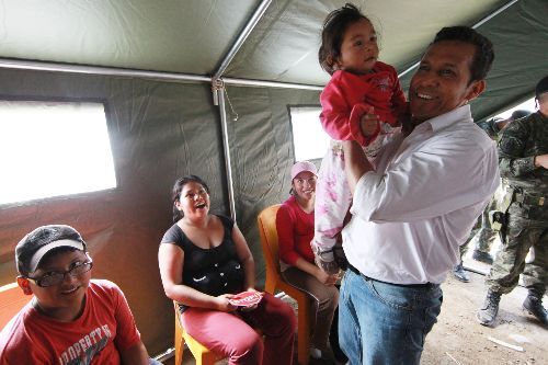 Presidente Ollanta Humala,en el  hospital San Juan de Dios,en Pisco