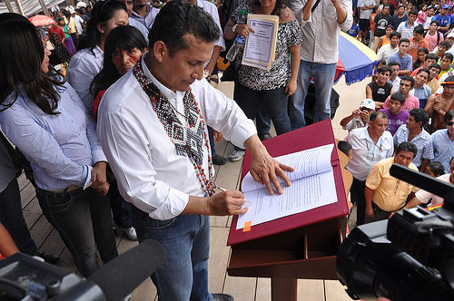 Presidente Ollanta Humala en Imacita provincia de Bagua