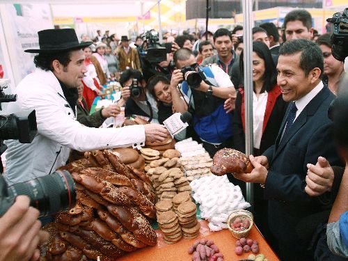 Presidente de la República, Ollanta Humala,en  Mistura 2011
