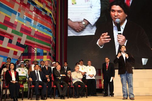 Presidente de la República, Ollanta Humala,en  Mistura 2011