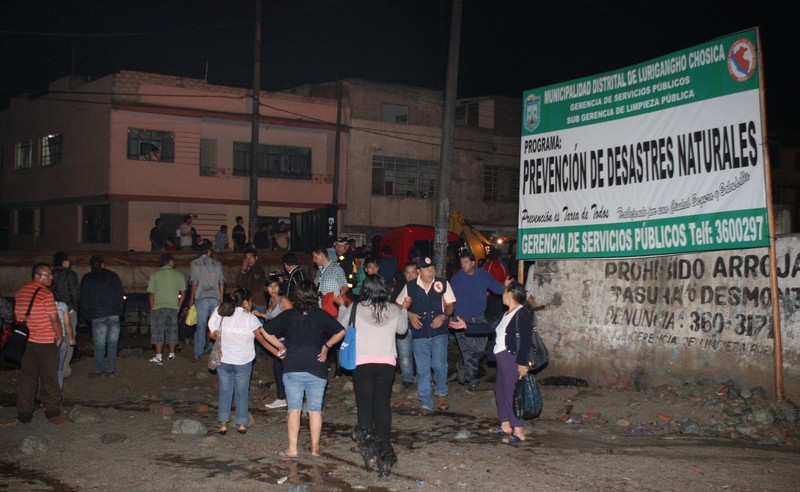 Las lluvias provocan huaycos y desastres en la ciudad de Chosica