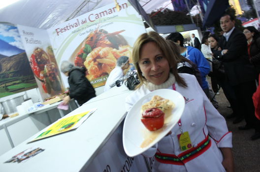 Blanca Chavéz del restaurante El Rocoto en Mistura 2011