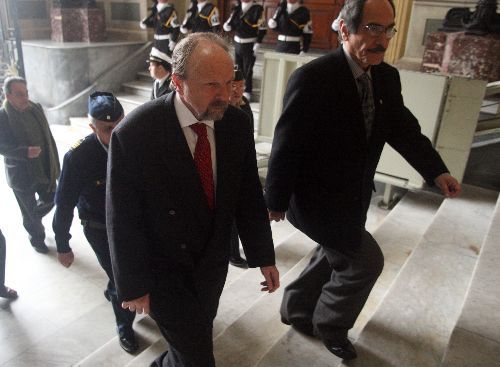 Presidente del Consejo de Ministros, Salomón Lerner, en el Congreso de la República