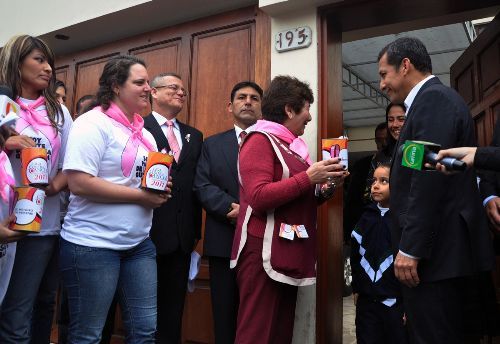 Presidente de la República, Ollanta Humala, en unas de sus jornadas