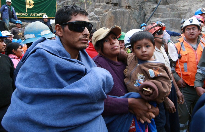 Ollanta Humala participó en el rescate de los trabajadores mineros de la mina Cabeza de negro en Ica