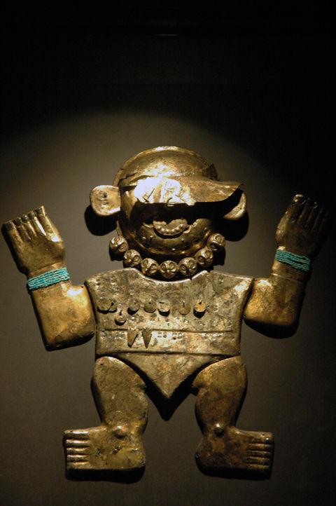 El Señor de Sipán en el Museo de Tumbas Reales Lambayeque