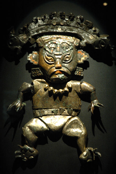 El Señor de Sipán en el Museo de Tumbas Reales Lambayeque